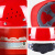安全帽工地国标V型烤漆钢钉头盔玻璃钢透气工作帽子工程定制 v型烤漆钢钉玻璃旋钮款红色