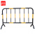 者也（ZYE）市政交通铁马护栏加厚道路围栏可移动防撞栏隔离栏临时施工围栏 黄黑条纹1.2m*2m