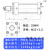 液压缸油缸重型HOB带磁性小型单向双向升降可调双重密封液压油缸 40MM(缸径)*200