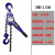 定制手扳葫芦手动小型吊机便携式手板起重吊葫芦手摇紧线器1 精品3吨*1.5米