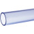 御舵【精选优品】PVC水管透明硬管UPVC管件水管接头塑料直接弯头三通 20mm透明直接