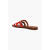 Sam Edelman 618女士人造鳄鱼纹皮质凉鞋 Tomato red 36 EU