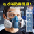 普达防有毒气体防毒面具喷漆专用防护口罩全面罩防尘防工业粉尘打农药硫化氢化工防毒口罩 升级舒适款防毒面具套装+30片滤棉