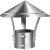 不锈钢烟囱防雨帽排烟帽排气管道室外烟筒盖防风帽土灶壁炉烟管罩 特厚不锈钢升级版防倒风型200(接200管帽头40
