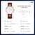 海士爵瑞士品牌手表男士机械表进口机芯自动简约时尚腕表防水 1211白盘玫瑰金边棕带