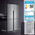 冰洗套装 海尔冰箱四开门BCD-477WDPCU1+洗烘一体洗衣机EG100HB129S（附件仅展示）