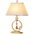 三洛（SANLUO） 新中式台灯卧室床头灯全铜客厅沙发旁灯具酒店大厅装饰台灯复古 铜本色+含LED三色变光灯泡