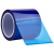联嘉 PET耐高温胶带 不留残胶耐磨耐用 蓝色半透明 150mm×33m×0.06mm 2卷