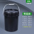批发化工桶塑料桶包装桶黑色避光桶pp桶试剂瓶方桶避光塑料罐 20L-黑色桶(易开盖)