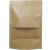 坚果茶叶干货包装袋加厚封口袋自立拉链袋自封袋分装袋牛皮纸袋磨砂包装袋收纳袋 16x23+4cm(30个) 开窗袋