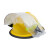 梅思安（MSA）F3消防头盔10107114-A 灭火救援 含面罩 披肩 黄色帽壳 定制品 拍前联系客服