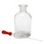 玻璃滴瓶棕色指示剂瓶药水滴药瓶透明精油瓶实验用小滴管带乳胶帽 透明滴瓶250ml