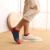 KHCK日本韩国男士品牌夏纯棉袜子短英伦学院风红色浅口吸汗运动条纹CK 5双英伦风 适合39码  44码