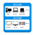 尽能 HDMI光端机 1080P高清视频光纤延长器SC接口1对装 1路HDMI+USB1.0 JN-D2902				