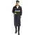 TLXT 雨衣男女加厚长款防水雨衣雨裤套装户外安全反光雨衣 黑色 均码 个
