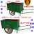 小区铁质人力手推环卫清洁户外垃圾车垃圾箱公园保洁物业清运 充气轮子