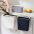 斯威诺 N-3970 挂式厨余垃圾桶 厨房卫生间纸篓 大号灰色