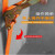 固定棘轮捆绑带货车拉紧器紧绳器收紧绑刹车器快速货物绳捆 宽3.8cm长4米+2T拉紧器 橙色