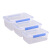 纳仕徳 BS-886  保鲜盒 商用厨房塑料收纳盒透明冷冻盒密封塑料盒塑料保鲜盒 3L