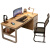 全品屋电脑桌台式家用书桌简易椅简约家用子卧室学生学习桌 黑胡桃色120cm(无椅子)