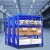 虎牌 轻型货架200*60*200cm四层120KG/层主架 蓝色 超市存储仓储置物架