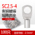SC10/6/4窥口铜鼻子SC16/25SC35SC50/70平方-5/6/8/10/12冷压端子 SC2.5-4（100只）
