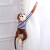 恋尚熊猴子宠物 绑窗帘长臂猴可爱毛绒玩具公仔卡通吊猴儿童生日礼物女 长臂猴枣红色 超大身长60 全长100