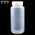稳斯坦  广口塑料试剂瓶 加厚透明pp大口带盖分装瓶样品瓶密封瓶 1000ML WW-1
