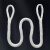 汇鑫茂 磨圆形软吊装绳吊车工业吊带 两头扣1吨(Φ25)*2.5米 