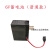 喊话器专用电源锂电池扩音器插卡喇叭充电池6V大容量蓄电池充电器 黑色(普通款)