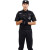 征战虎 保安服夏装 短袖门卫保安工作服套装 可定制logo 短袖套装+标贴 3XL(185cm)