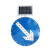 太阳能导向牌 成都前方施工指示牌交通安全LED电子牌箭头灯诱导牌 太阳能注意安全内容支持定做 1.