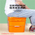 贝傅特 密封打包桶 加厚塑料桶带盖密封包装桶果酱桶多规格 正方形桶-9L-白色