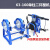 手动式PE对焊机手摇PE管热熔焊接机对接机熔接器160/200/250 孔雀蓝 老款63-160二环