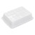 稳斯坦 W8 白色塑料盒子方盘 零件盒 周转箱筐物料盒元件盒分拣篮子 350*250*80mm