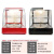 迅爵(紫红色升级版灯管弧小2)商用保温柜小型加热恒温箱展示柜台式板栗蛋挞面包玻璃熟食柜剪板X651