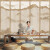西里尔3d古典中国风花鸟墙纸复古中式餐厅茶室背景墙剧本杀拍照壁纸 糯米胶和工具（收藏加购送）