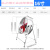 排气扇厨房强力抽风机通风扇油烟不锈钢排风扇工业排风机 16寸220v1400转岗位