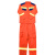 锐麻     水险救援消防员应急抢险超薄速干衣分体式森林灭火战斗服 橘色 