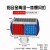 太阳能警示爆闪灯双面红蓝夜间交通道路施工路障信号灯LED爆闪灯 一体两组铝合金爆闪灯