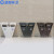 蓝鲸环卫 咖啡色 户外不锈钢环卫景区简约创意分类垃圾桶LJHW-1060