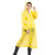 工者 雨衣EVA非一次性应急带帽连体雨衣可定制 10丝黄