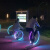 动感发电单车设备自行车发电机装置虚拟骑行软件智慧公园项目 红色 科技之舞