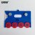 安赛瑞 货架物料计数磁性卡套（10个装）4位计数 65×100mm 蓝色 强磁纽扣款 磁性标签计数卡13368