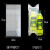 食用油气柱袋10斤5升2.5升1.8L13柱包装打包充气柱防震保护气泡袋 透明 100只(加厚款) x 7柱25高1L(2斤