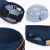 代尔塔102130轻便布安全帽短帽檐工厂夏季透气防护鸭舌棒球防撞 102110蓝色7厘米