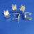 PCB-9-7焊接端子M5 M4螺钉式PCB接线端子四脚黄铜大电流固定座 M5端子+方垫螺丝100个起发