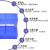 物料盒零件盒加厚塑料组合式零件收纳盒元件盒斜口零件盒五金分类盒配件收纳盒货架工具仓库收纳盒 B4【240*150*120】默认发蓝色