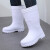EVA泡沫白色水靴超轻防滑防水耐磨高筒棉雨靴轻便冷库水产厨房棉 EVA泡沫靴（单白色） 42码
