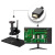 高清电子显微镜视频HDMI维修数码 工业相机放大镜CCD检测仪测量屏 套餐6(4K科研级实时测量)